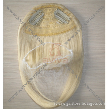 Human Hair Clip in Bangs (AV-HB010)